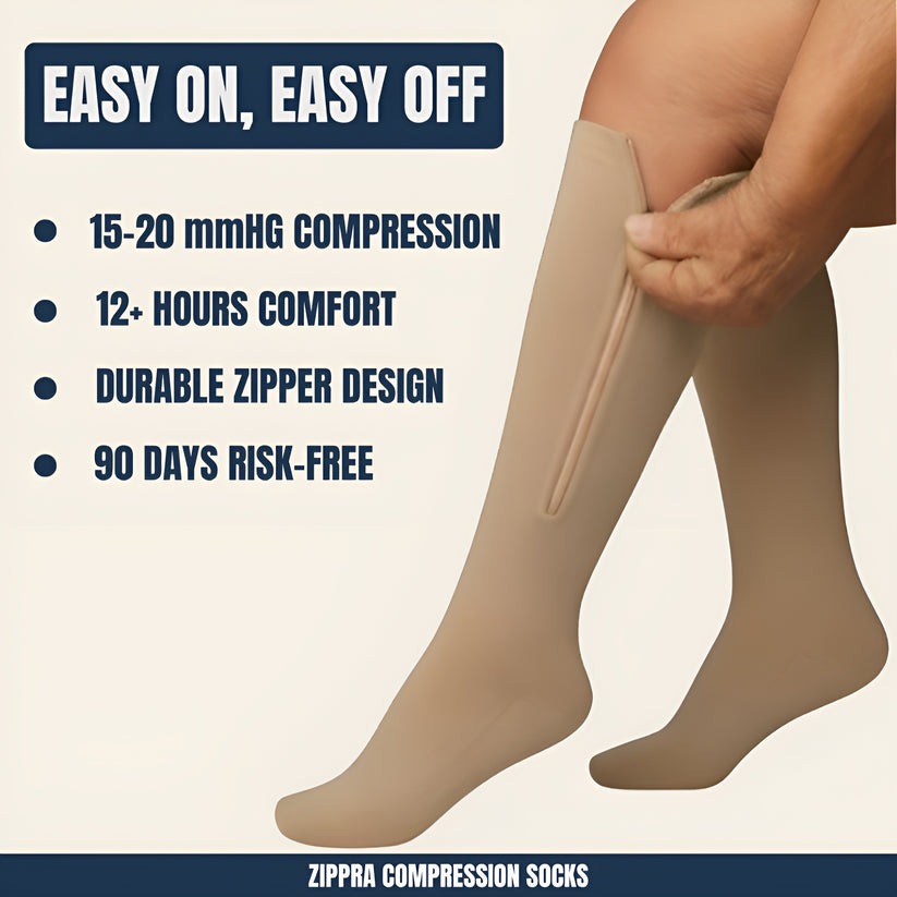 ZIP-PRO™ Compression Socks: Medical Grade Recovery in Seconds